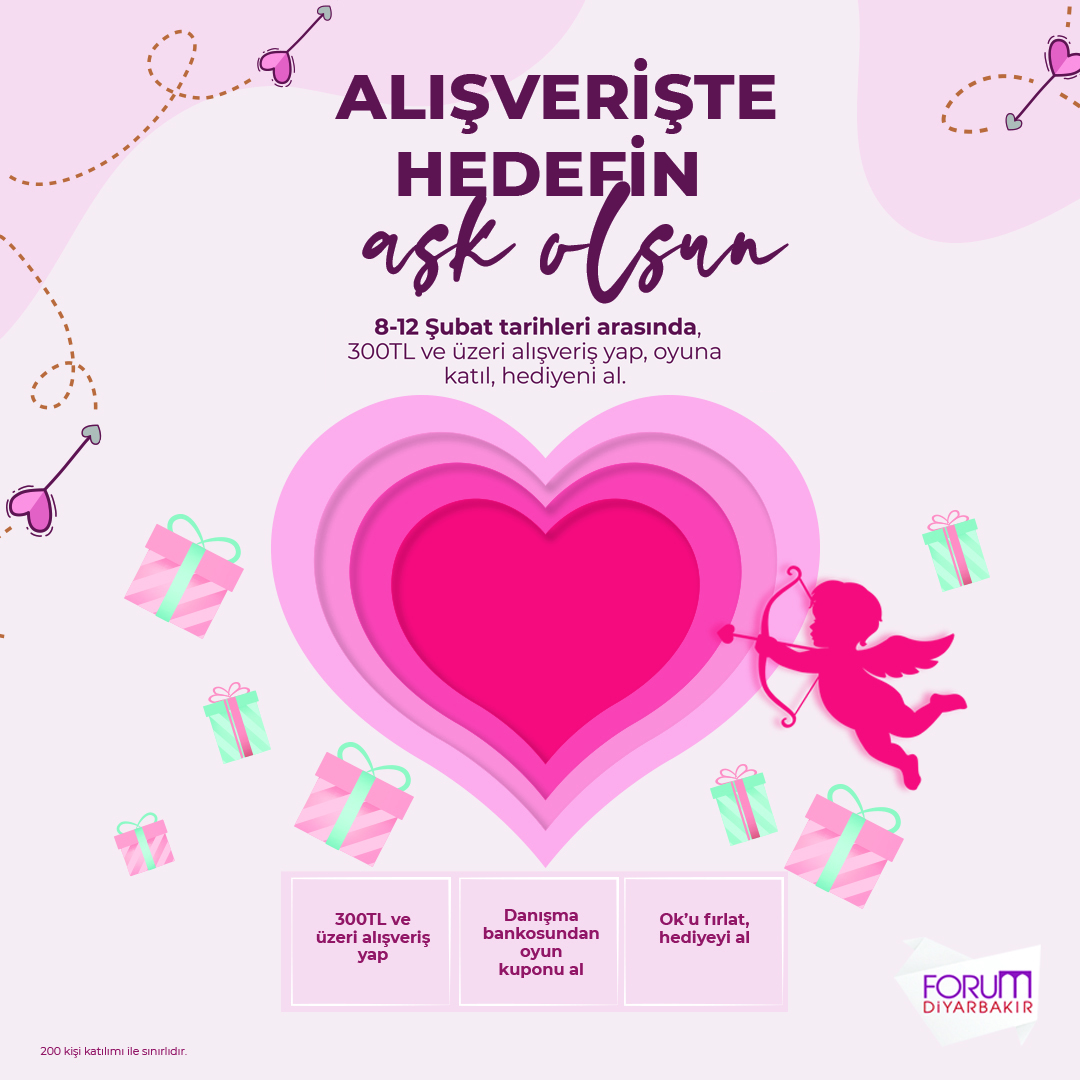 ALIŞVERİŞTE HEDEFİN AŞK OLSUN